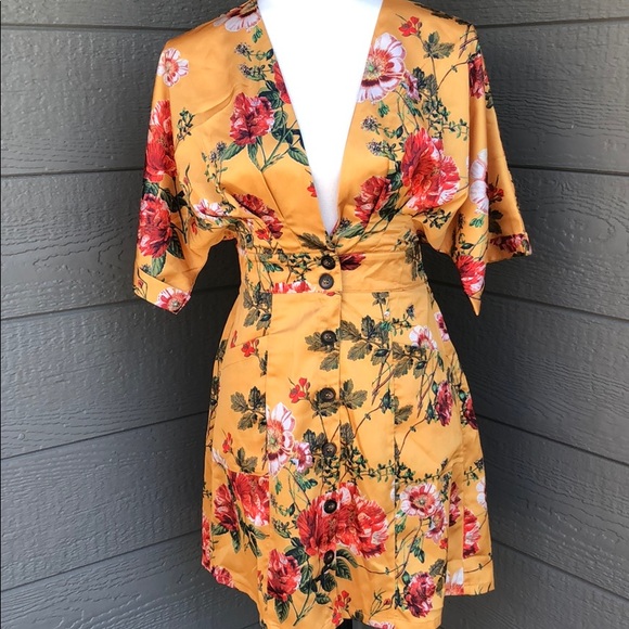 Honey Punch Low Cut Summer Dress - Picture 6 of 8